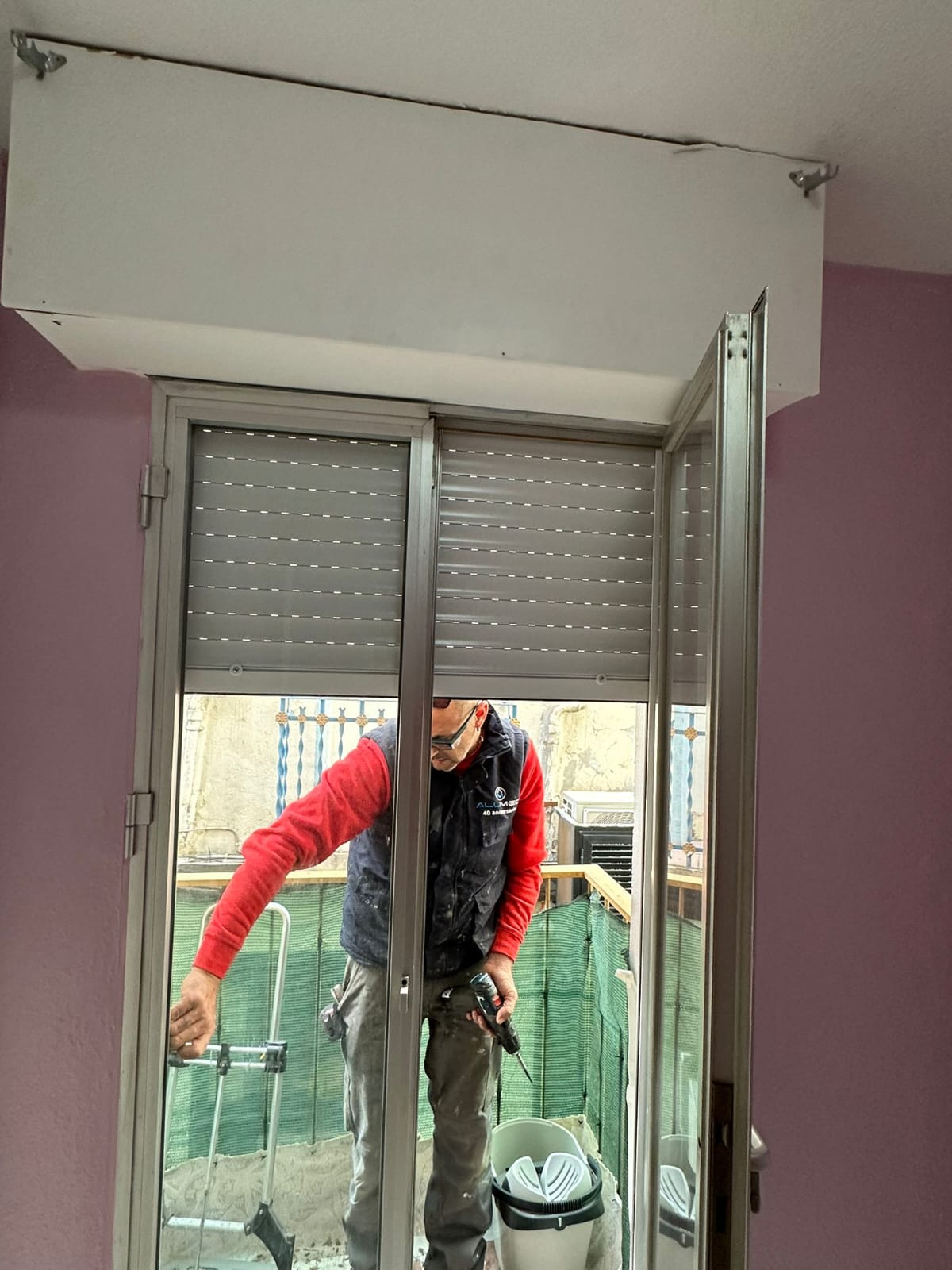 Instalación de cerramiento y persiana